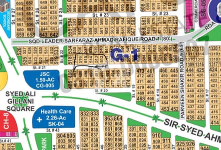 1 Kanal Residential Plot For Sale In Sector G, DHA Multan Phase 1 | Back To 150 Ft Wide Road | Near Park, Masjid & Commercial Market