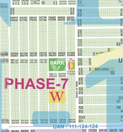 1 Kanal Plot In Phase 7 Block W.