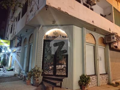PREMIUM TWO-SIDE CORNER SHOP FOR RENT | 450 SQ. FT. | 3 SHUTTERS |CORNER SHAHBAZ COMMERCIAL, DHA PHASE 6, KARACHI