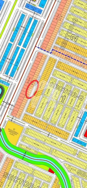 Faisal Town phase 2 sector Q1 model block plot no 46 ndc close solid posession cutting plot