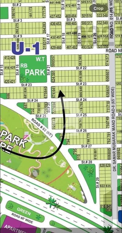 DHA Multan Sector U 10 Marla Residential Plot Near To Park, Masjid And Commercial.