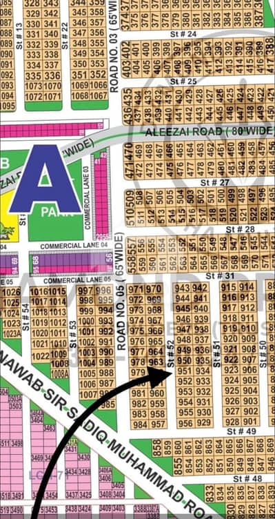 DHA Multan Sector A 1 Kanal Residential Plot Near To Park, Masjid And Commercial .