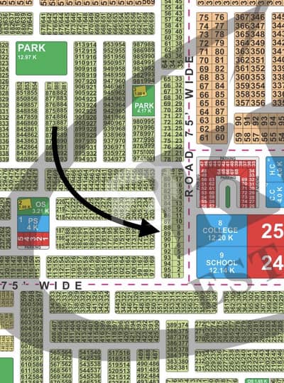 10 Marla Plot For Sale In K Block, LDA City Lahore