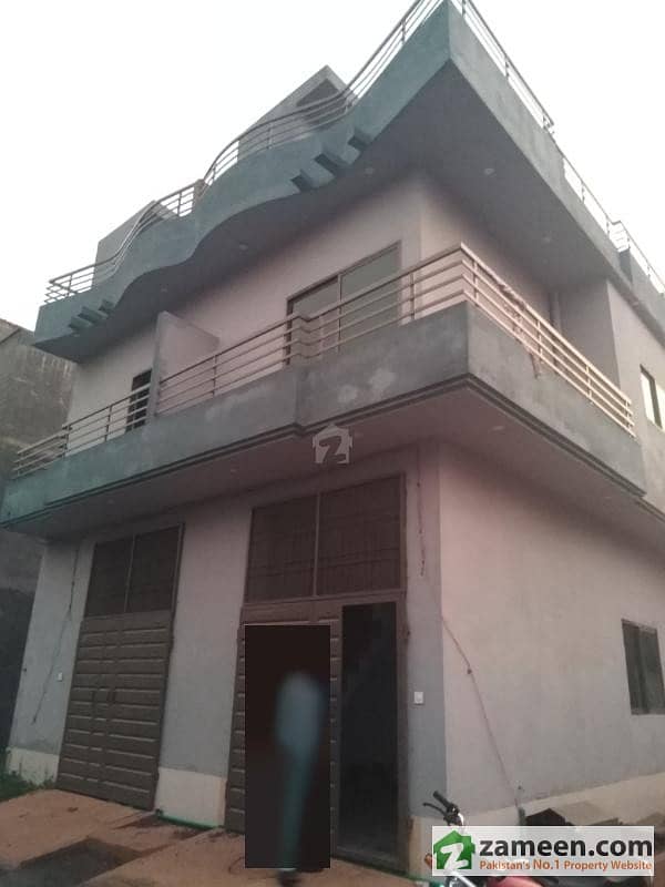 2. 5 Marla Corner Lush House For Sale Double Story On Prime Location