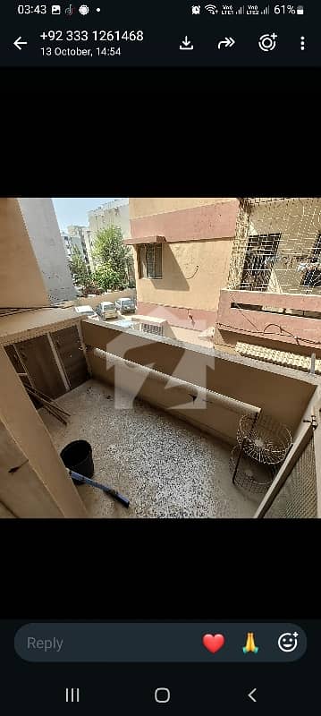 گلشنِ اقبال - بلاک 16 گلشنِ اقبال,گلشنِ اقبال ٹاؤن,کراچی میں 2 کمروں کا 4 مرلہ فلیٹ 1.65 کروڑ میں برائے فروخت۔
