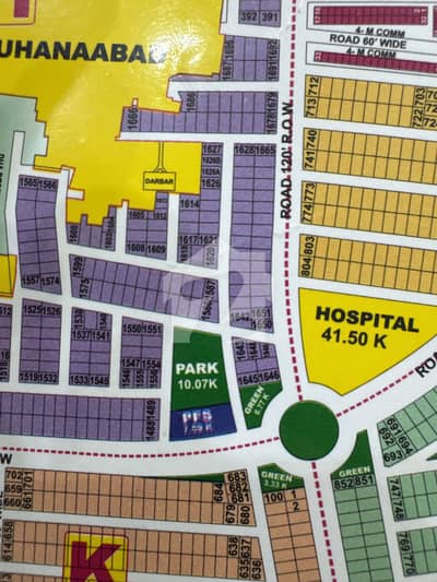 Residential Possession Next To Corner Back Main 120ft Road