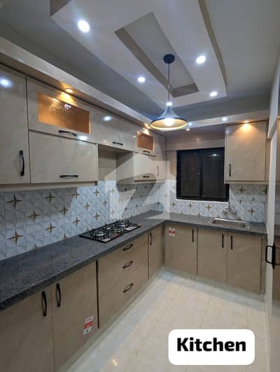 240 Yards Ground Floor Fully Tile Flooring 3 Bed dd Sept Gate parking