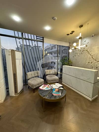 THREE SIDES CORNOR BUILDING 3RD FLOOR OFFICE FLOOR FOR RENT IN DHA PHASE 6 MAIN MUSLIM BIG BUKHARI COMMERCIAL