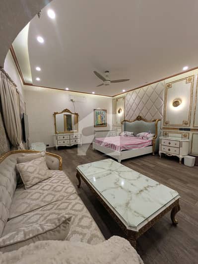 1 Kanal Full Furnished Used House For Rent With 35KW Solar & Generator & Luxury Furniture Phase 4 Block DD DHA Lahore