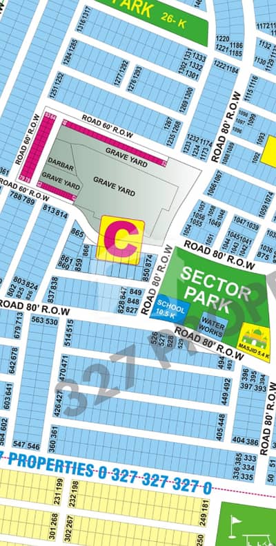 DHA Phase 9 Prism C Block Plot For Sale In Reasonable Price
