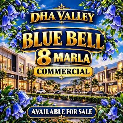 Bluebell 8 Marla Balloted Commercial Plot for Sale Outstanding Location CORNER