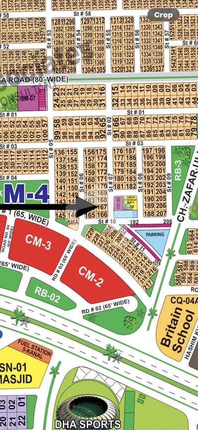 1 Kanal Masjid Facing Prime Location Plot Available For Sale In Possession Sector DHA Multan
