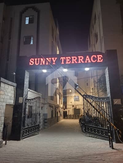 3 Bed DD Flat For Rent Sunny Terrace Gulistan E Johar Block 13 Boundary Wall Project