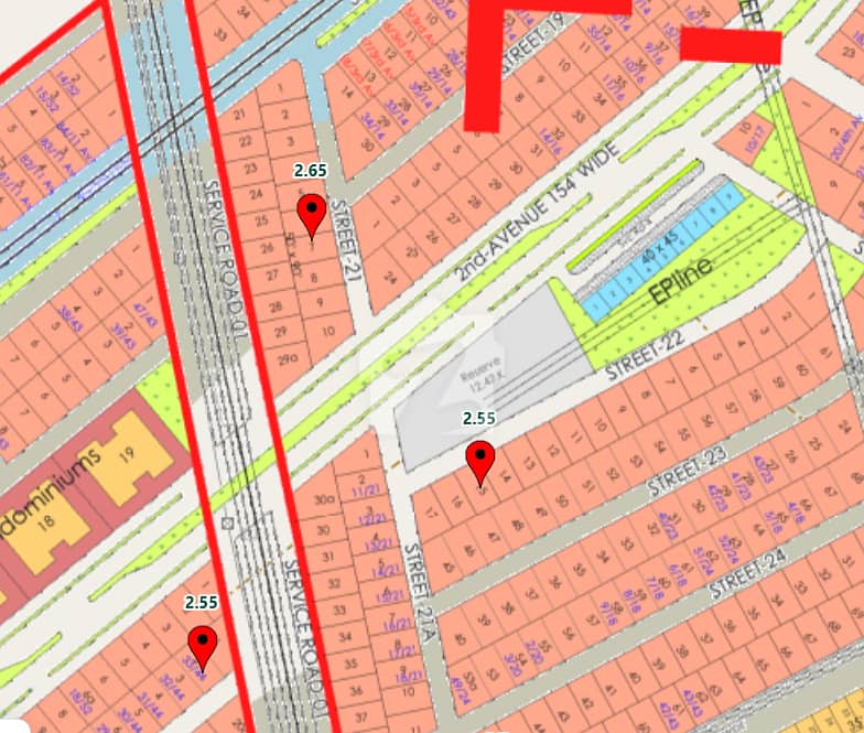 1 Kanal Plot in DHA 5 Sec F1 DHA Phase 5 - Sector F1, DHA Defence Phase ...