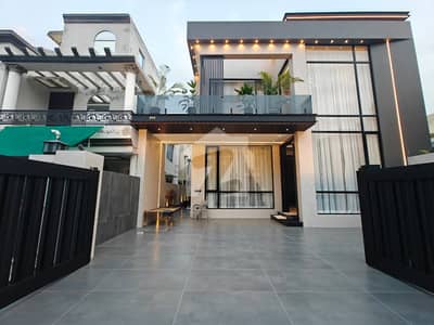 10 Marla Brand New Ultra Modern Double Height Lobby Designer House Sale Bahria Town Lahore Sector E