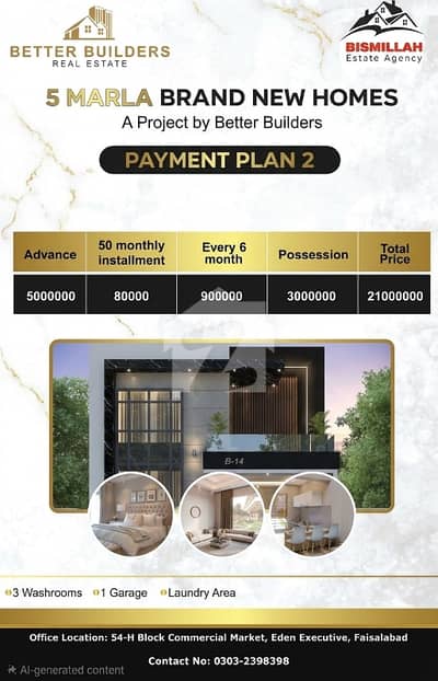 Buy A House Of 5 Marla In Canal Valley