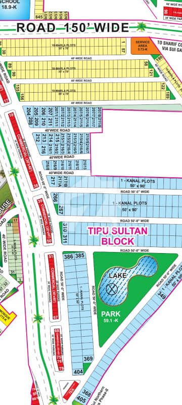 10 Marla Plot For Sale In Tipu Sultan Bahria Town Lahore