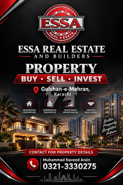 Corner Residential Plot In Gulshan-E-Mehran - Block 2A Sized 600 Square Yards Is Available
