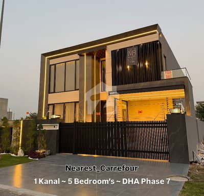 One Kanal Brand New Luxury Semi Furnish Bungalow Located At Prime Location