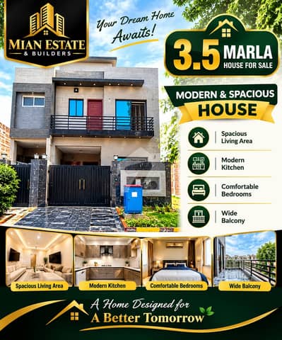 3.5 Marla Modern House For Sale In A Block, Phase 1, New Lahore City, Lahore 3.5 Marla Modern House For Sale In A Block, Phase 1, New Lahore City, Lahore