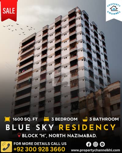 BLUE SKY RESIDENCY 3 BEDROOMS APARTMENT