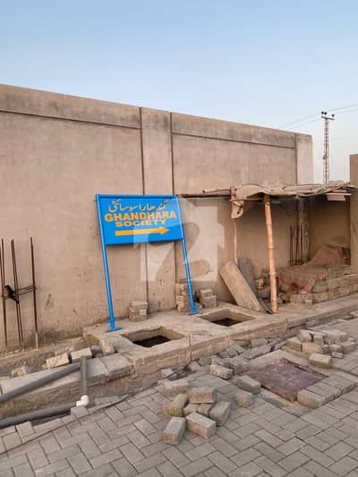 MAIN ROAD PLOT OF GANDHARA SOCIETY IS AVAILABLE FOR SALE 600 SQ YARDS ON MAIN 150FT ROAD
