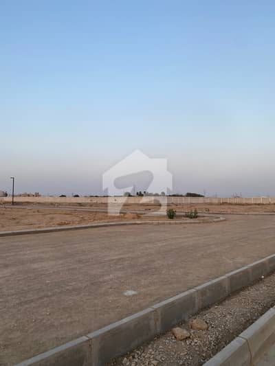 MAIN ROAD PLOT OF GANDHARA SOCIETY IS AVAILABLE FOR SALE 600 SQUARE YARDS ON MAIN 150 FEET ROAD