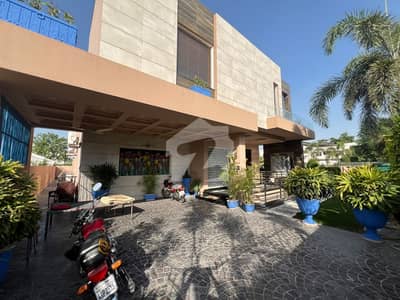 One Kanal House Fully Furnished Modern House. In DHA Phase 06 Gym. Bar . Home Theatre. Original Pictures