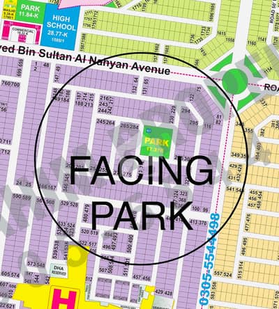 DHA Phase 9 Prism Block H(FACING PARK) Plot For Sale
