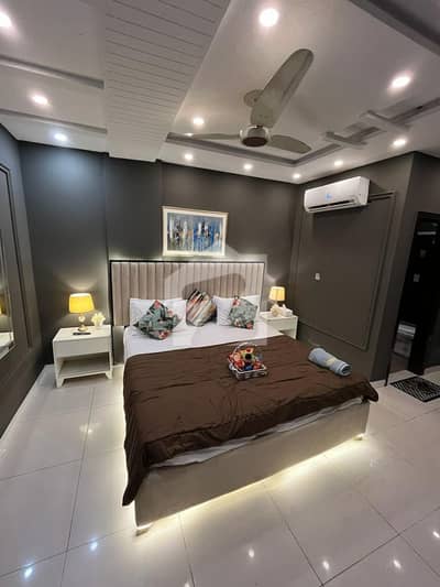 2 Bed Luxury Furnished Apartment Facing Eiffel Available for Rent in Sector E, Bahria Town Lahore