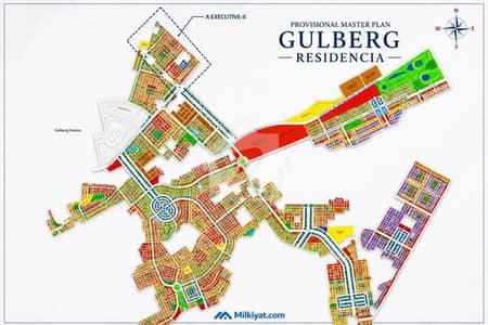 2 kanal plot at easy instalment plan of 3 years in A exective premium block of Gulberg Islamabad