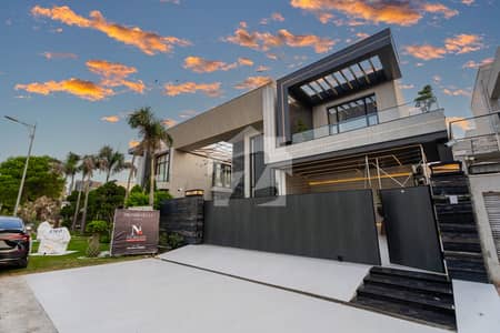 2-Kanal Ultra-Modern Luxury Designer House | Stunning Elevation | Full Basement | Swimming Pool & Private Cinema | Available for Sale