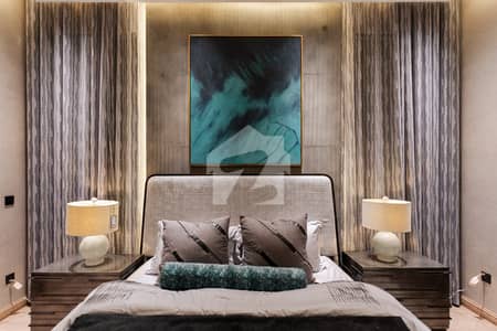 Modern Design, Holzinn Furniture And Hverse Tiles Define This Fully Furnished 1 Kanal Luxury House Facing Raya In DHA Phase 7, Lahore.