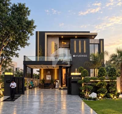 One kanal brand new luxurious fully furnished bungalow with 20KV solar located at prime location