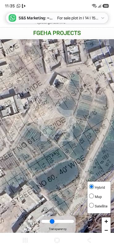 G14/1. St ?61 Plot 25 clear land pindi face.  Dm 125 Size 25x40