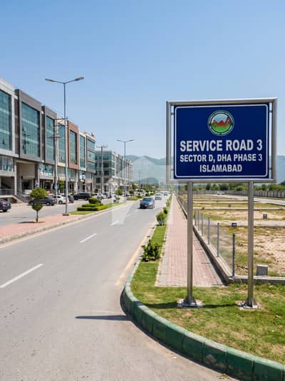 Best Location 4 Marla Commercial Plot for Sale in Developed Sector D DHA Phase 3 Islamabad
