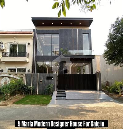 Exclusive 5 Marla Ultra-Modern Luxury Bungalow | Brand New | Park Facing |
