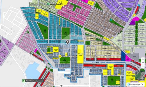 5 Marla Premium Sinlge digit 45-Ft Road-Facing Possession Plot For Sale In Lake City Lahore
