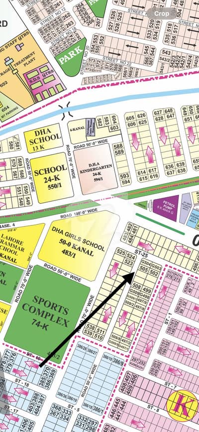 1-kanal plot residential DHA Phase 5 Block G