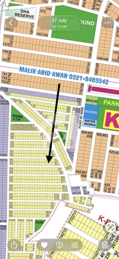 5-Marla Plot For Sale DHA Phase 9 Prism Block K