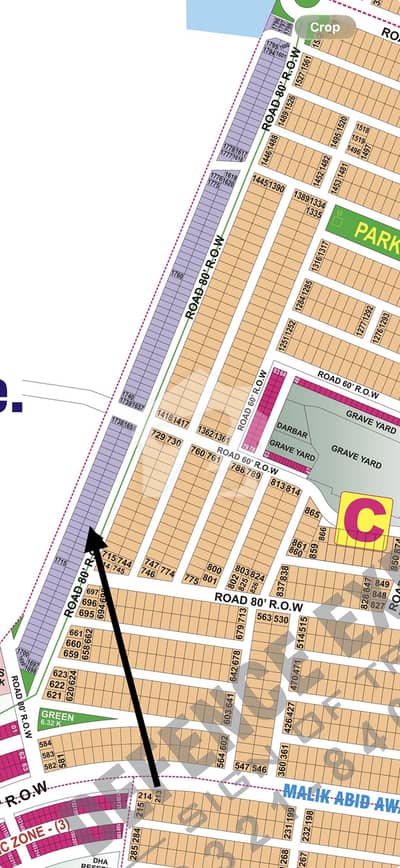 10 Marla Plot For Sale DHA Phase 9 Prism Block C