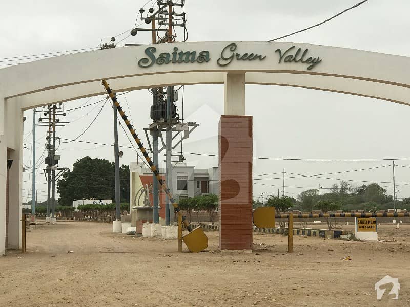 120 Sq Yd Plot For Sale In Saima Green Valley