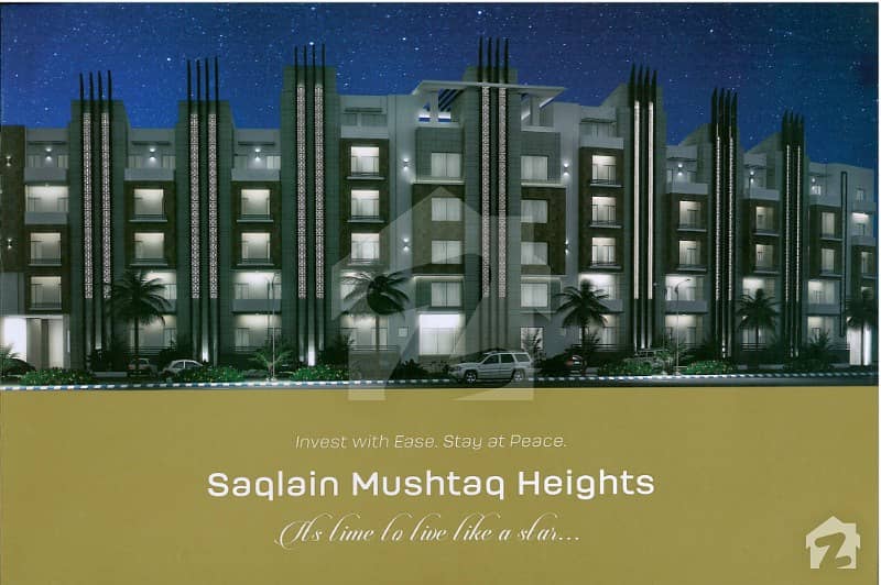 3 Bed Apartment On Ground Floor In Saqlain Mushtaq Heights For Sale