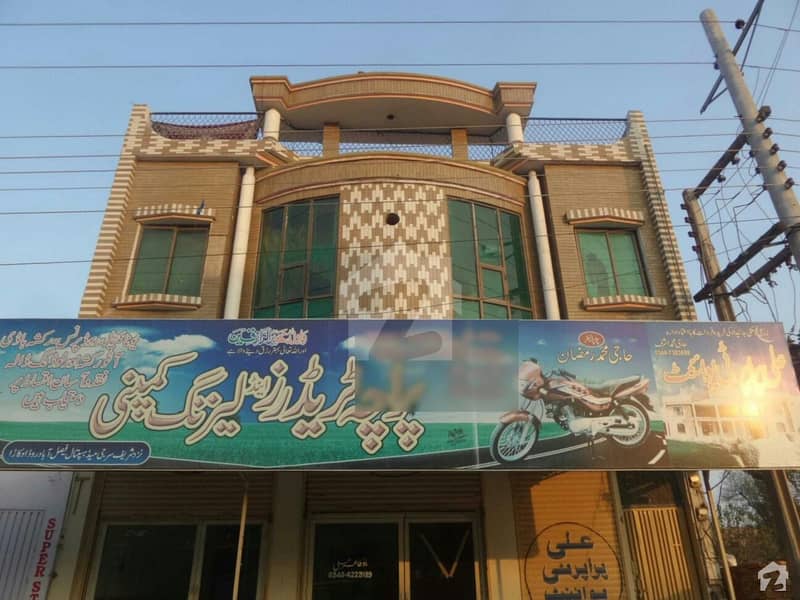 Double Story Beautiful Commercial Building For Sale At Faisalabad Road, Okara