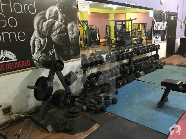 Running Gym Available For Sale Along With All Machinery With 85 Registered Customers