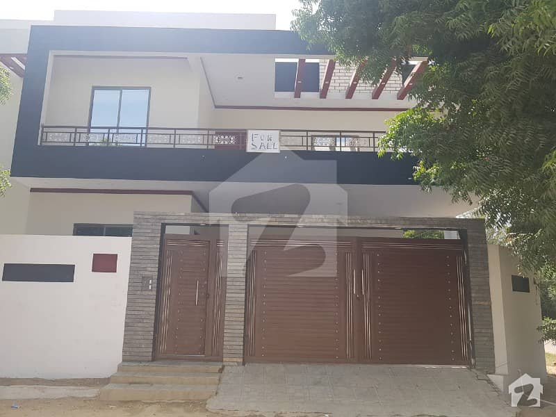 400 Square Yards New Constructed Ground + 1 Floor Corner Bungalow For Sale
