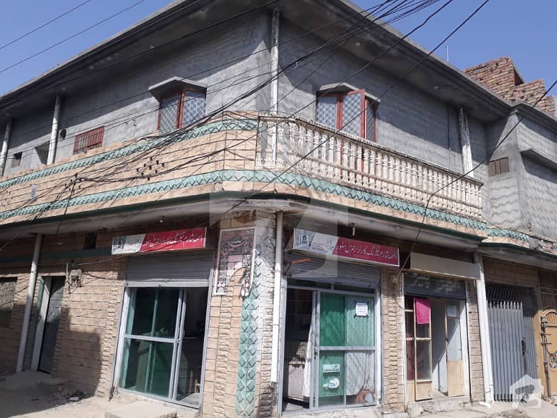 5 Marla Double Storey Corner House For Sale  2 Shops In Front Full Commercial Area
