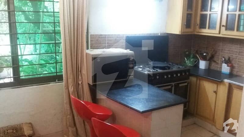 F-10 Fully Furnished Annex  1  bed Living Kitchen For Rent