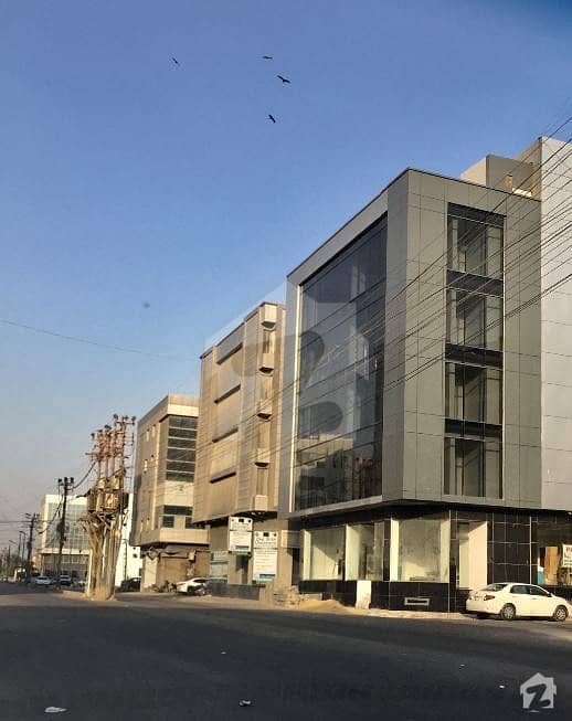 Brand New 100 Yards Office Building Available For Sale At Most Prestigious Location Of Bukhari Commercial Area