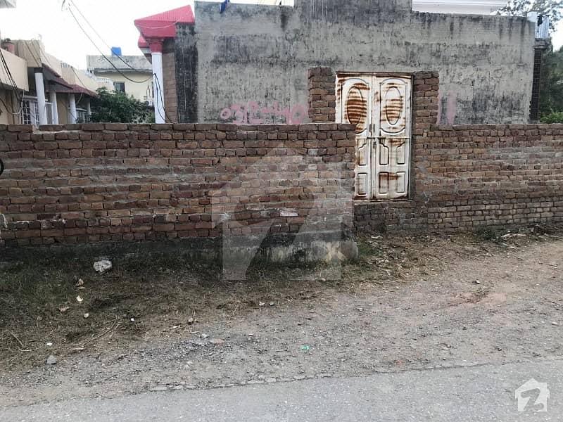 Corner Residential Plot For Sale On Sir Syed Road